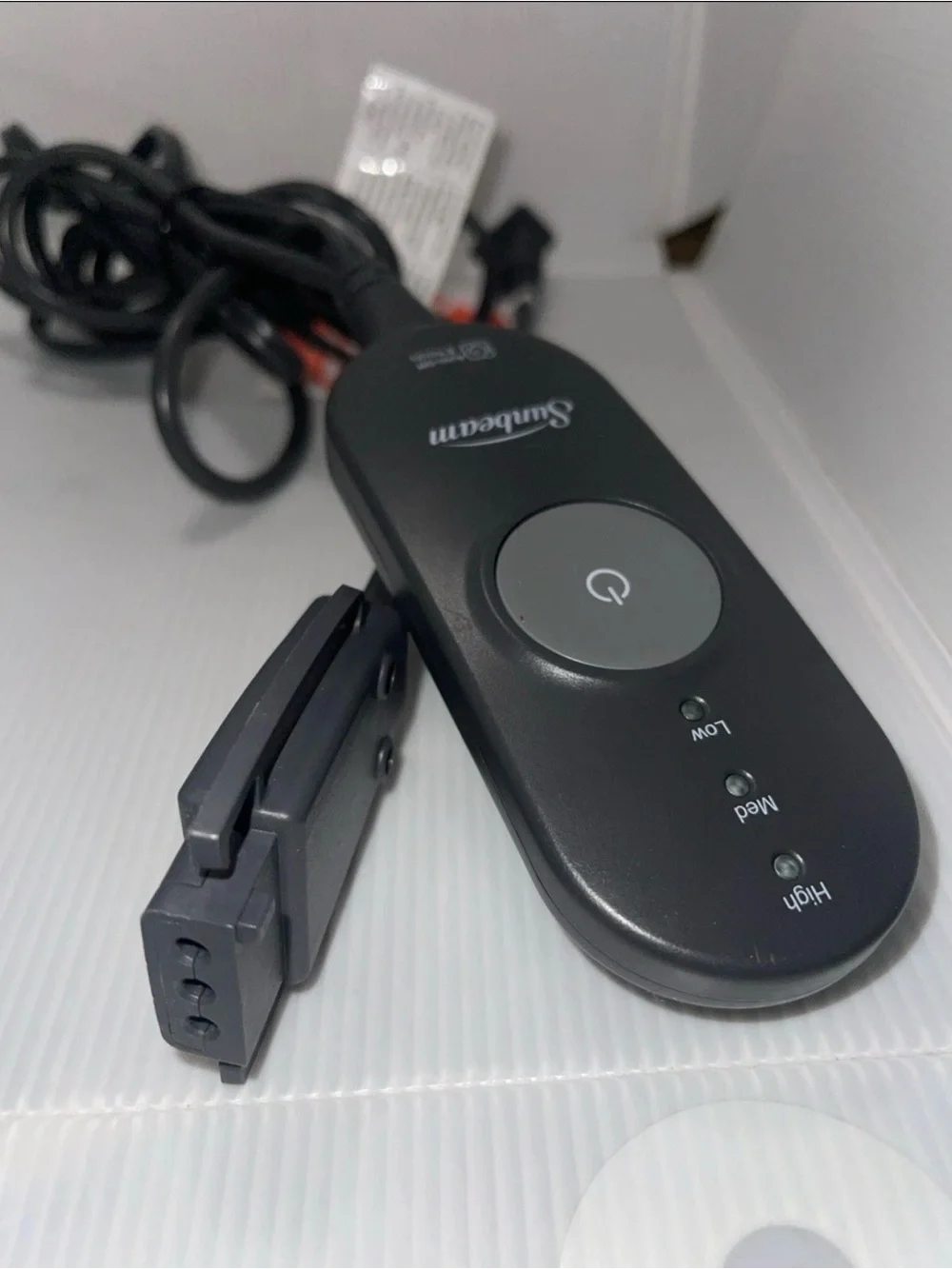Sunbeam AA85 Electric Heating Blanket Cord 3-Prong Controller -